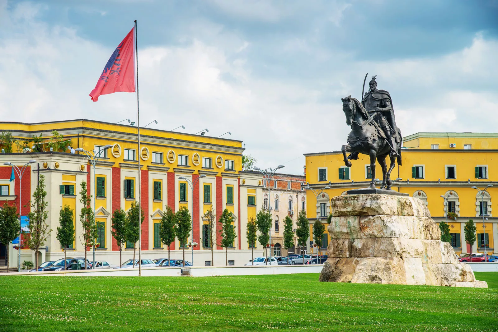 Skanderbeg Square in Albania, Europe | Architecture,Monuments - Rated 3.7