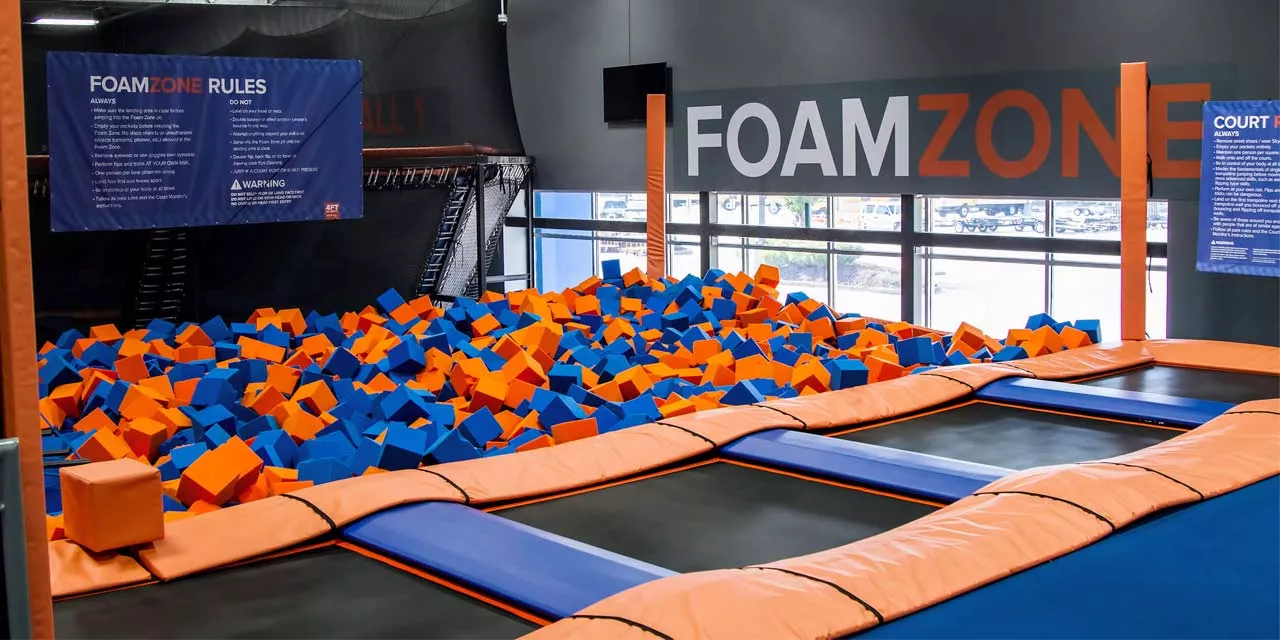 Sky Zone Hyderabad in India, Central Asia | Trampolining - Rated 6.9