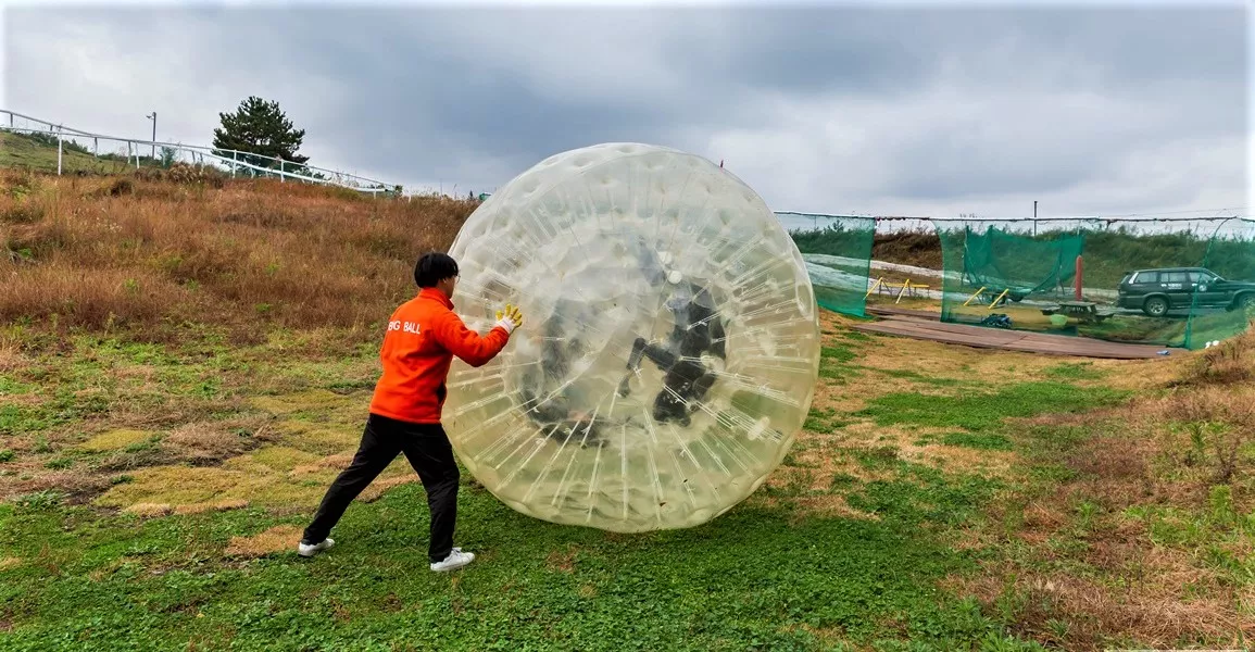 Jeju Big Ball Land in South Korea, East Asia | Zorbing - Rated 4.6
