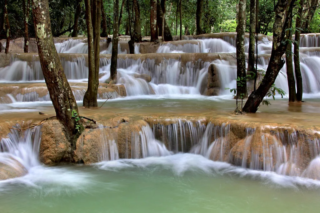 Tat Sae Waterfalls in Laos, East Asia | Waterfalls - Rated 3.3
