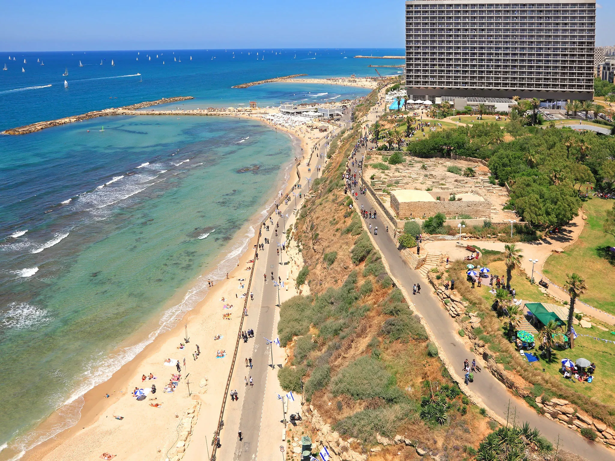 Tel Aviv Promenade in Israel, Middle East | Architecture - Rated 3.8