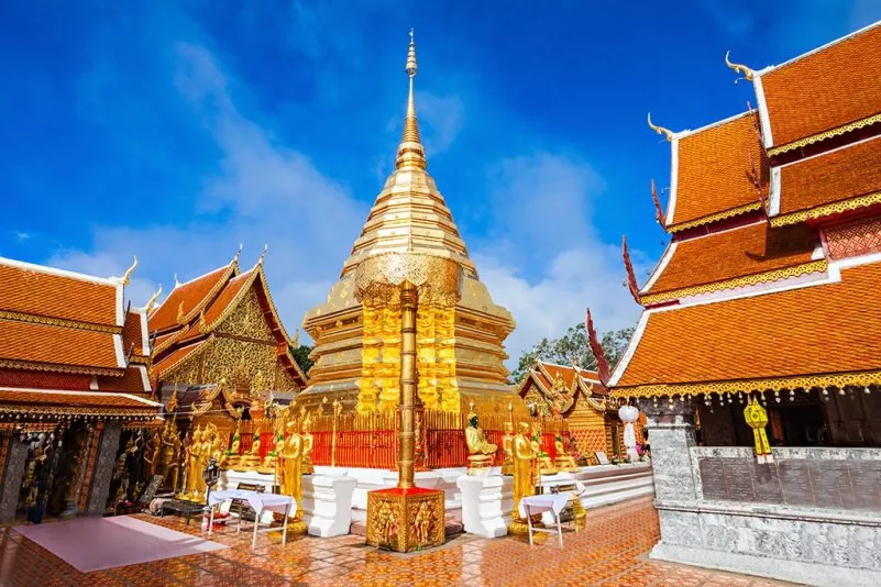 Wat Phrahat Doi Suthep in Thailand, Central Asia | Architecture - Rated 3.7