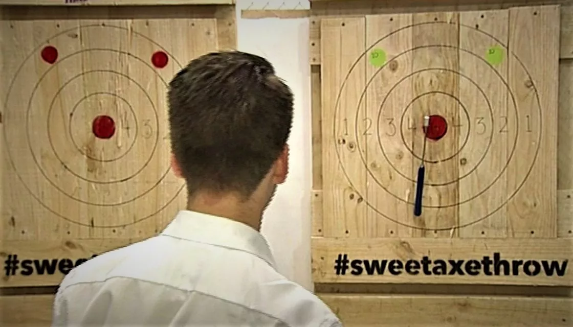 Sweet Axe Throwing Wellington in New Zealand, Australia and Oceania | Knife Throwing - Rated 1.5
