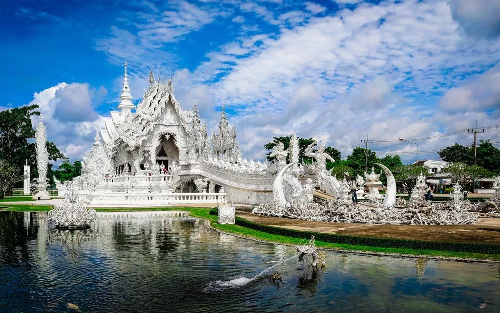 White Temple Wat Rong Khun in Thailand, Central Asia | Architecture - Rated 4