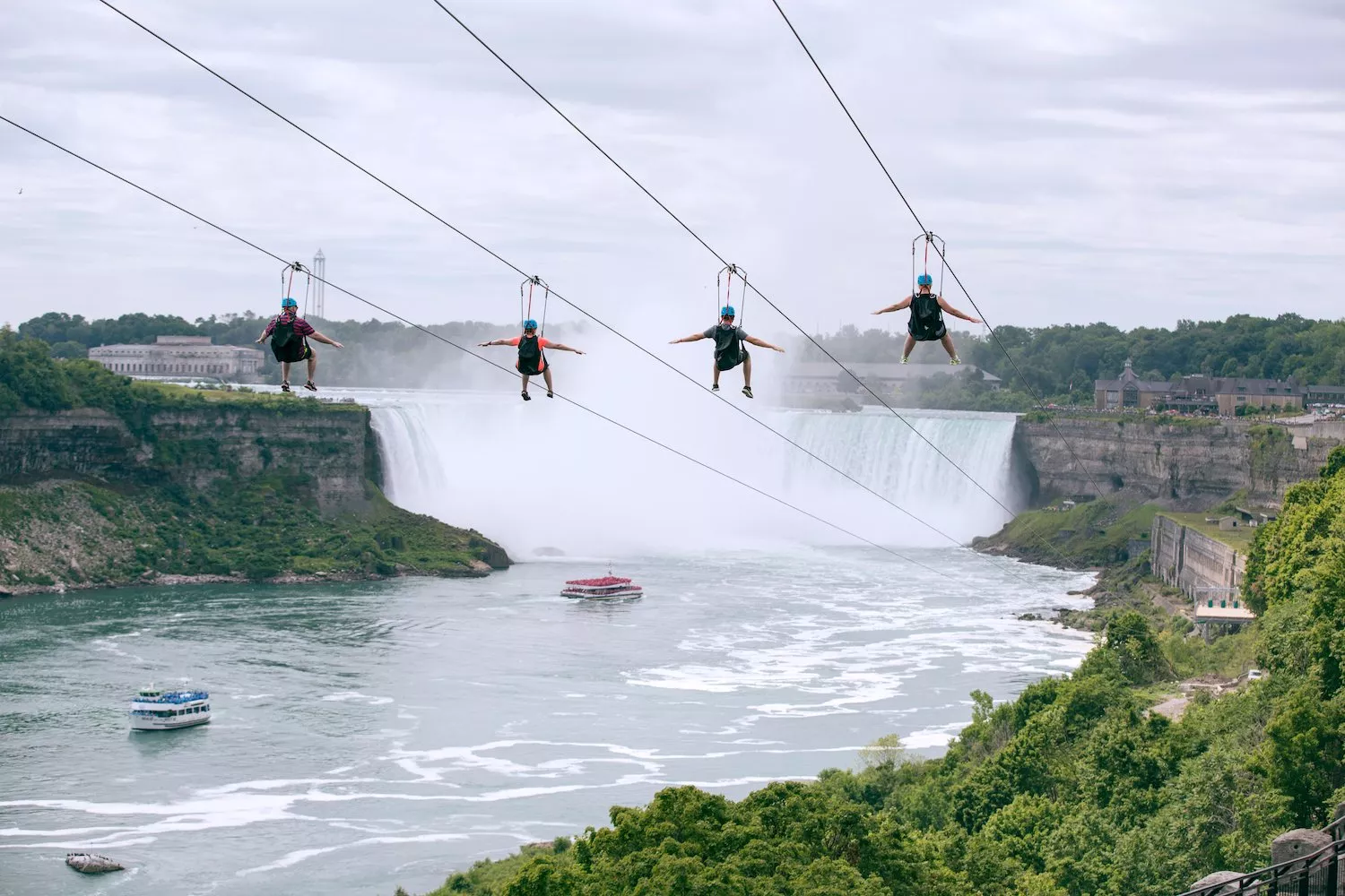 WildPlay Niagara Falls MistRider Zipline in Canada, North America | Zip Lines - Rated 3.5