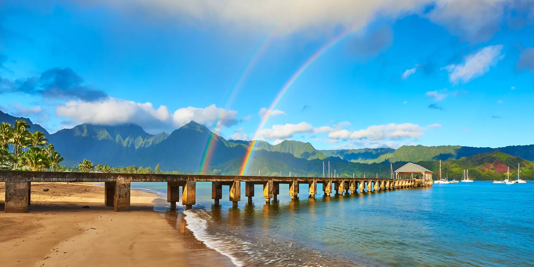 Hanalei Bay in USA, North America | Surfing,Beaches - Rated 0.9