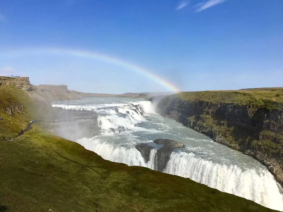 Gullfoss in Iceland, Europe | Waterfalls - Rated 4
