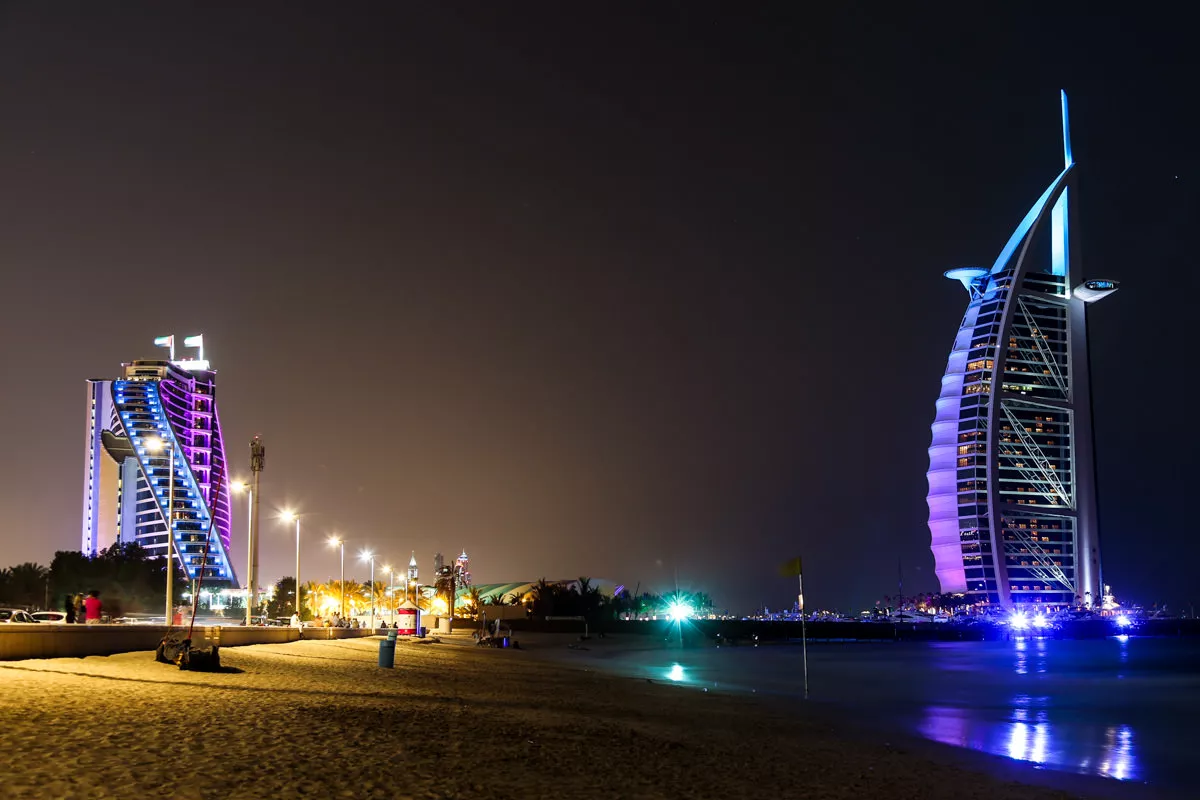 Umm Suqeim Night Swimming Beach in United Arab Emirates, Middle East | Beaches - Rated 3.6