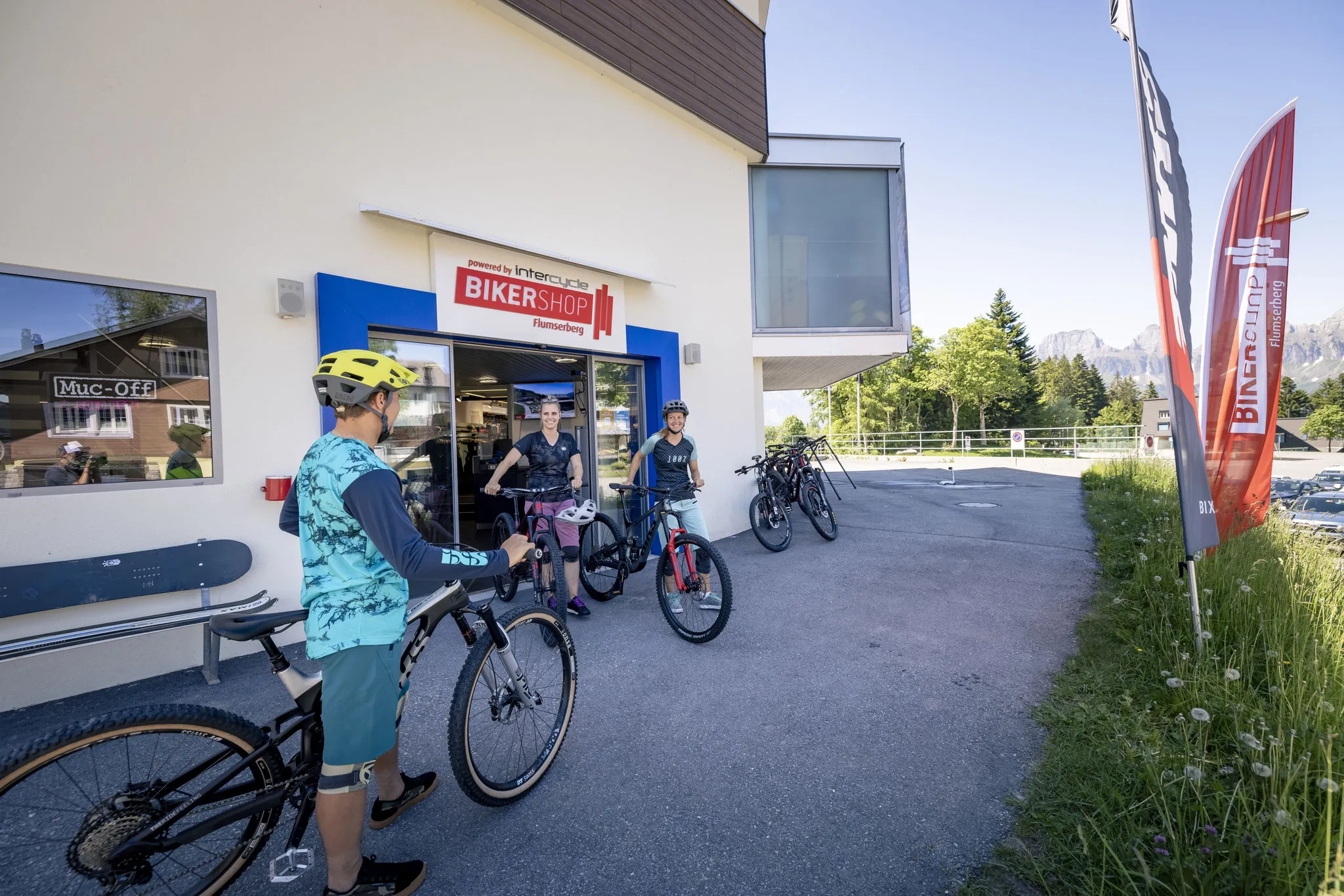 BikerShop Flumserberg in Switzerland, europe | Sporting Equipment - Country Helper