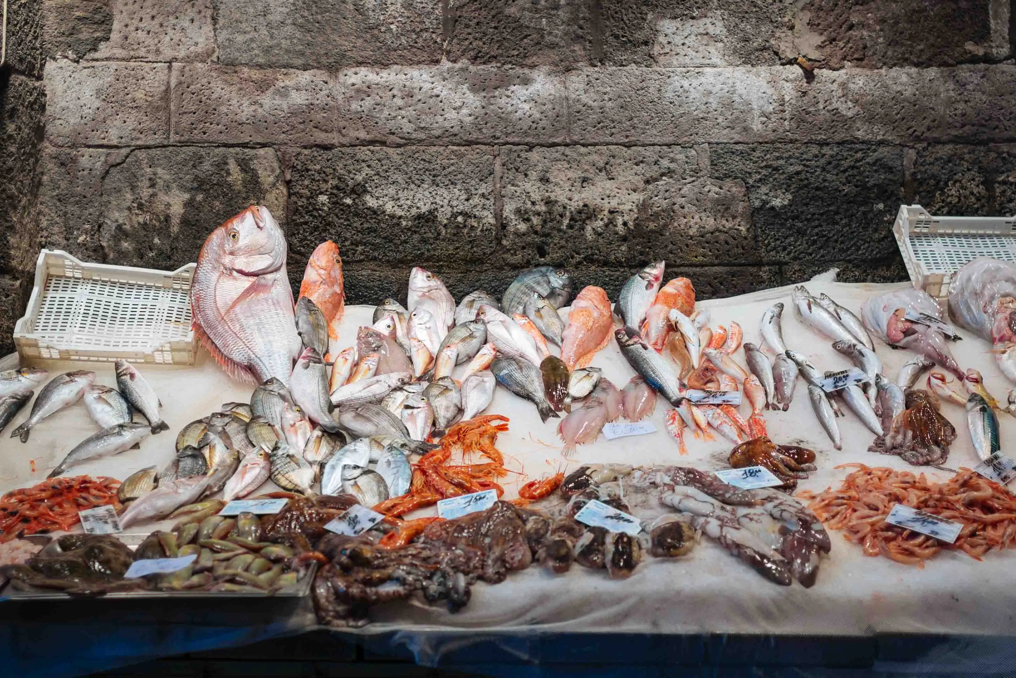 Catania Fish Market in Italy, europe | Seafood - Country Helper