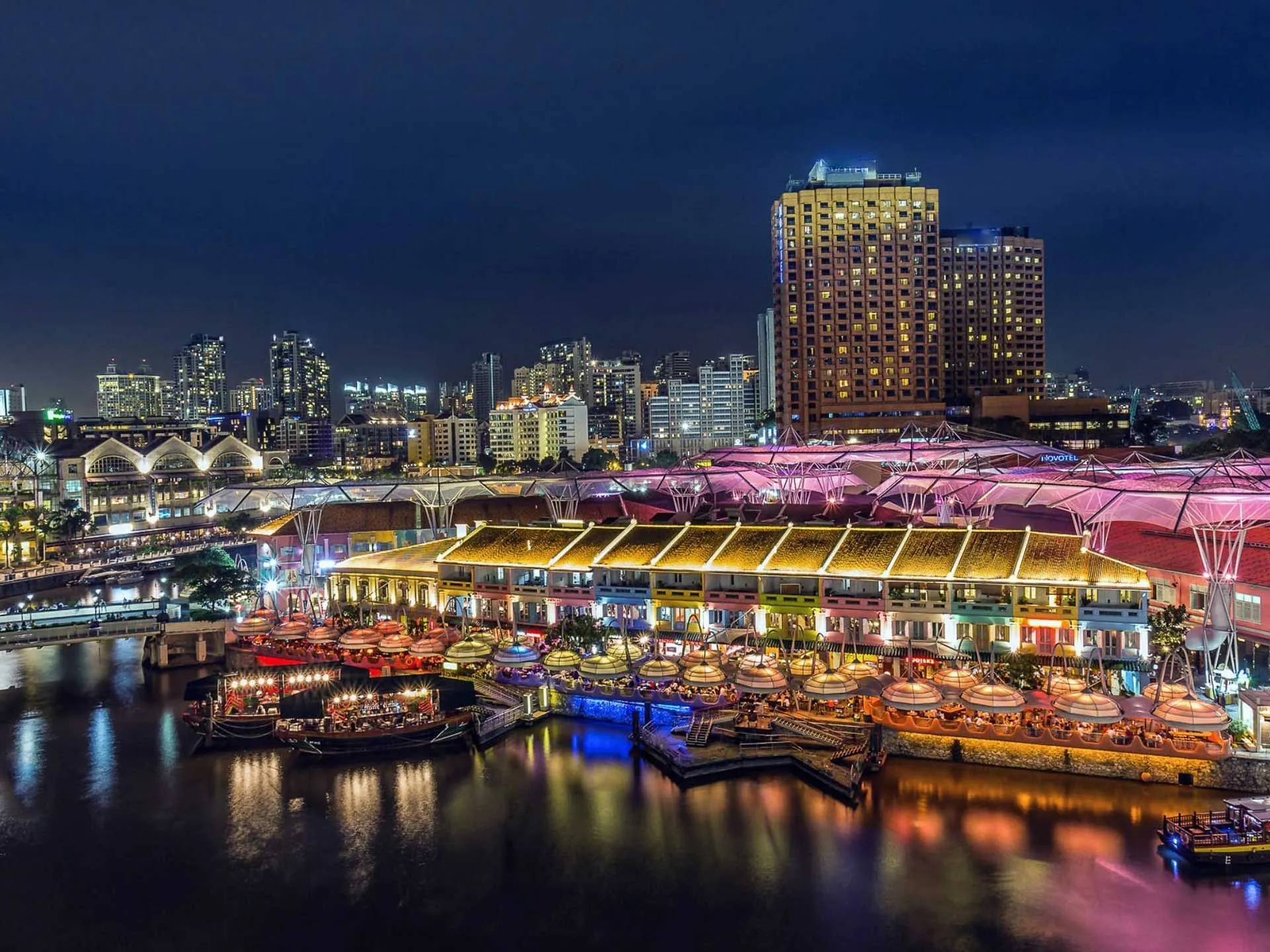 Central Clarke Quay in Singapore, central_asia | Accessories,Clothes,Cosmetics,Sportswear,Swimwear - Country Helper