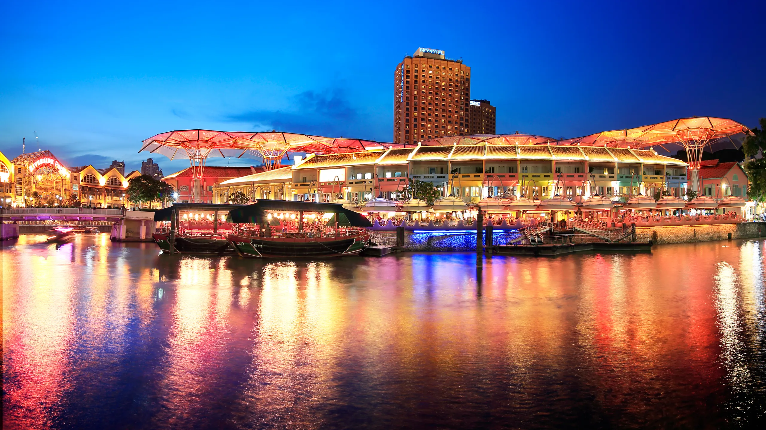 Clarke Quay in Singapore, central_asia | Handbags,Shoes,Accessories,Cosmetics,Sportswear - Country Helper