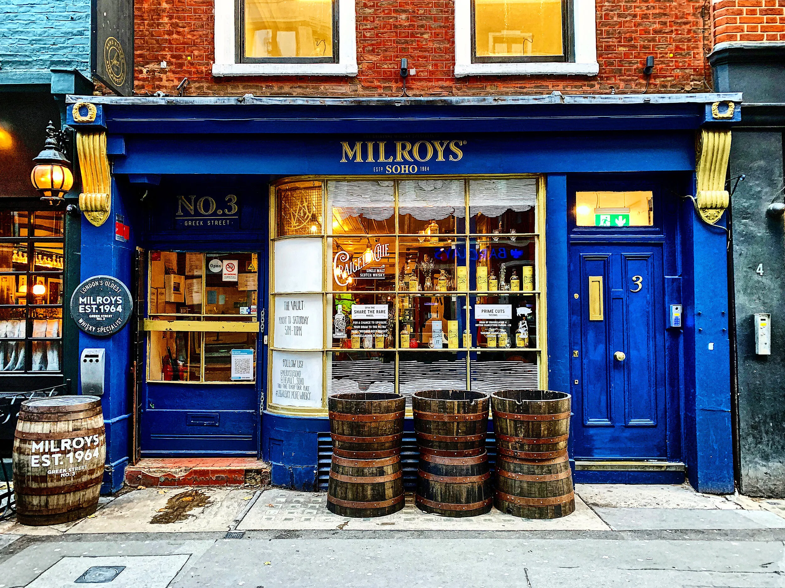 Milroy's of Soho in United Kingdom, europe | Wine,Beer,Spirits,Beverages - Country Helper