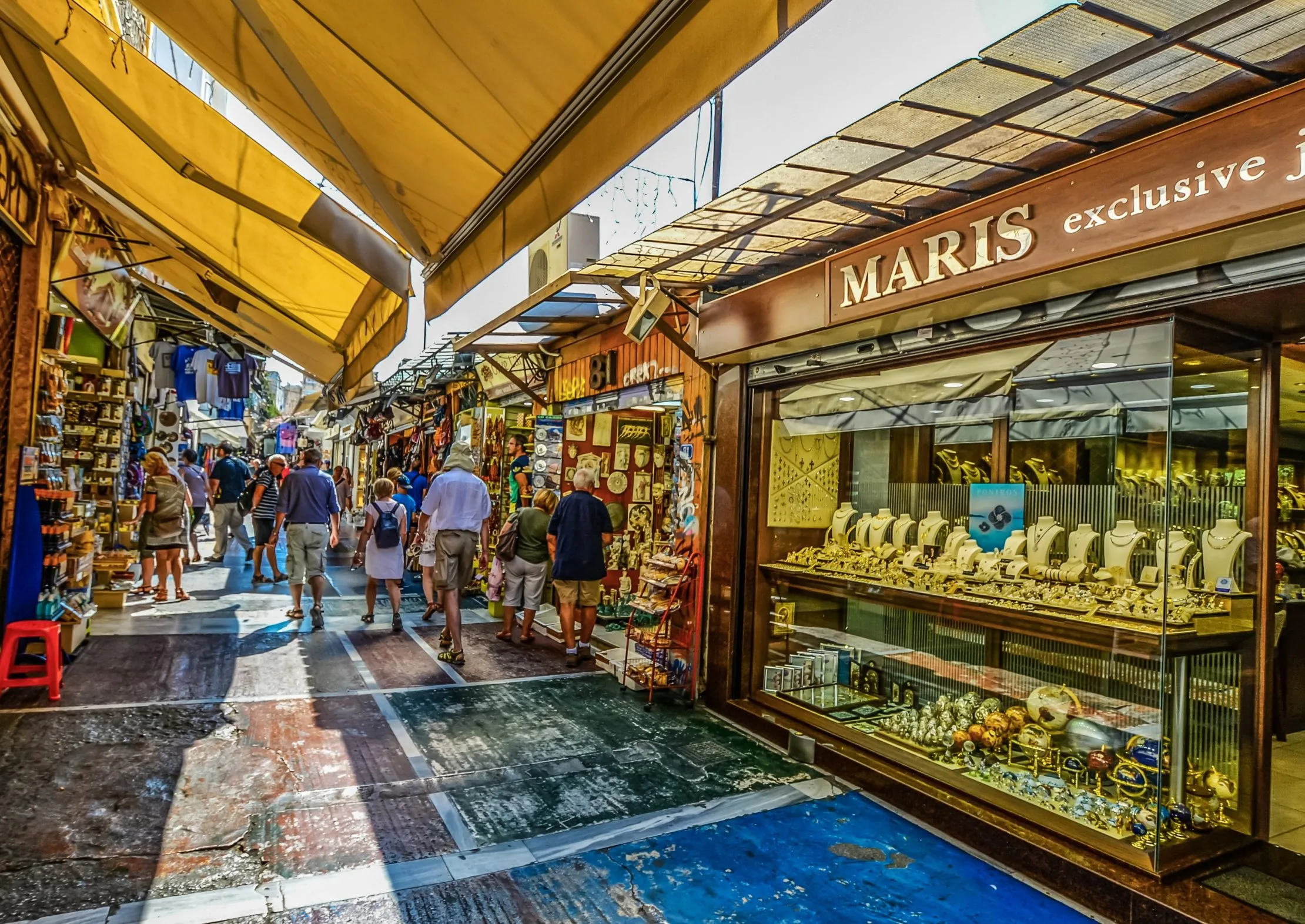 Shopping Street in Greece, europe | Souvenirs,Accessories,Clothes,Swimwear - Country Helper