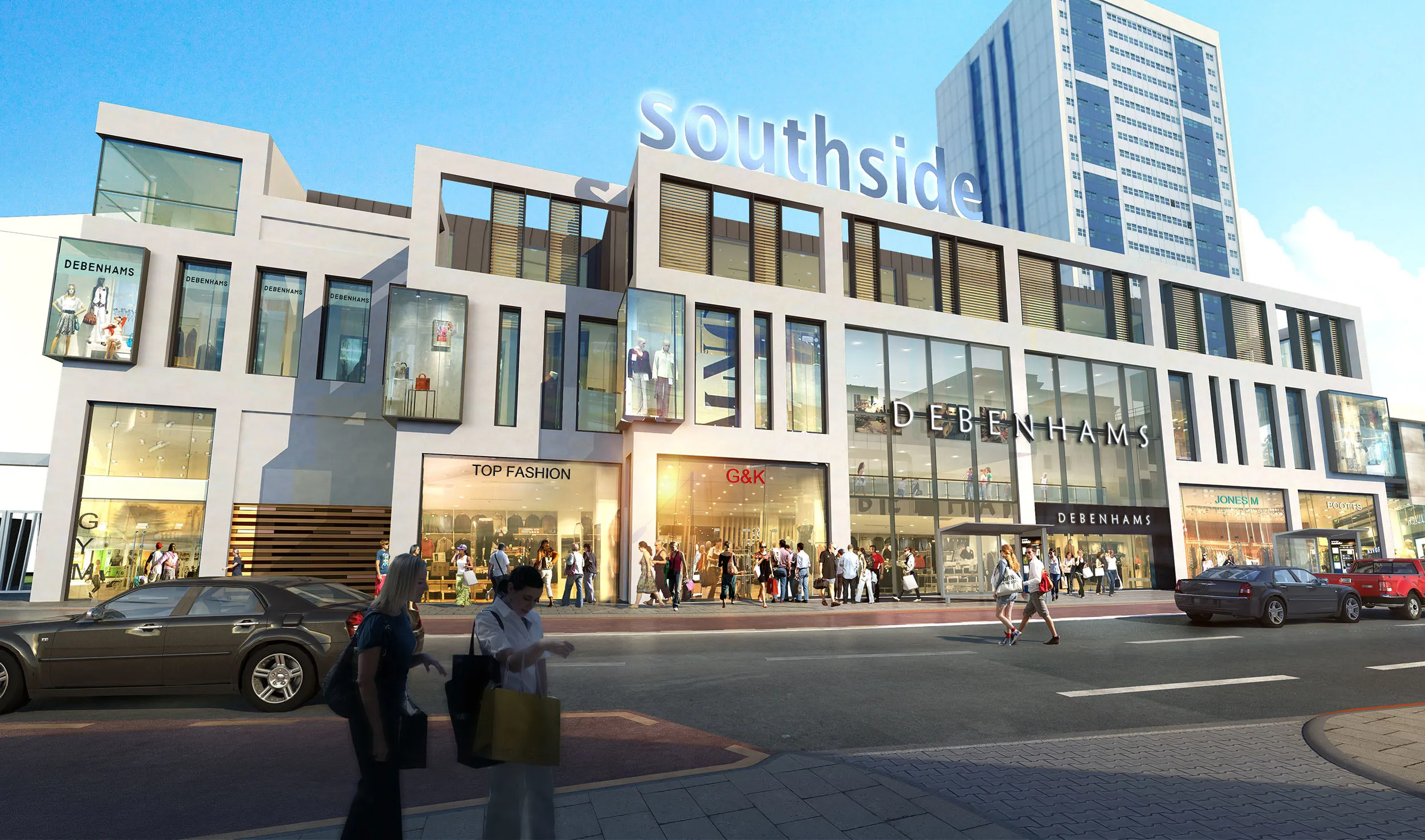 Southside Shopping Centre in United Kingdom, europe | Sporting Equipment,Handbags,Shoes,Clothes,Home Decor,Sportswear,Travel Bags,Swimwear - Country Helper