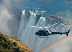 15-Minute Helicopter Flight Over The Victoria Falls | Helicopter Sport - Rated 1