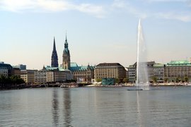 Alster Lake in Germany, Hamburg | Lakes - Rated 0.9