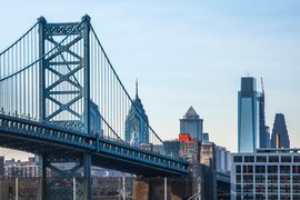 Benjamin Franklin Bridge in USA, Pennsylvania | Architecture - Rated 3.6