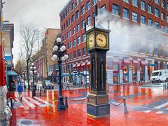 Gastown Steam Clock in Canada, British Columbia | Architecture - Rated 3.8