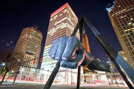 Giant Fist of Joe Louis in USA, Michigan | Monuments - Rated 0.7