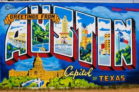 Greetings From Austin Mural in USA, Texas | Architecture - Rated 3.7