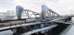 Johnson Street Bridge in Canada, British Columbia | Architecture - Rated 3.4
