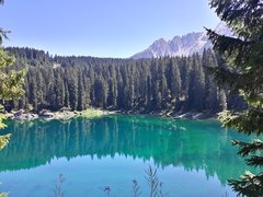 Lago di Carezza in Italy, Trentino-South Tyrol | Lakes - Rated 4