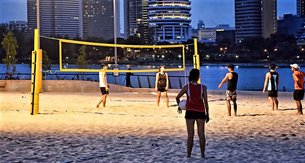 Sports Hub Beach Volleyball Courts | Volleyball - Rated 0.7