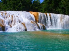 Waterfall Agua Asul in Mexico, Chiapas | Waterfalls - Rated 4.2