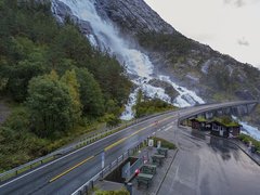 Langfoss in Norway, Western Norway | Waterfalls - Rated 0.9
