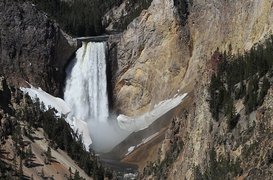Lower Falls in USA, Wyoming | Waterfalls - Rated 4