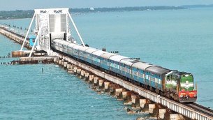 Pamban Bascule Railway Bridge in India, Tamil Nadu | Scenic Trains - Rated 4.9
