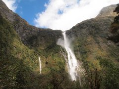 Sutherland Falls in New Zealand, Southland | Waterfalls - Rated 0.9