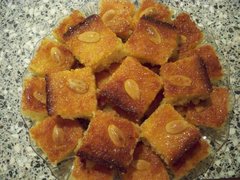 Arabic Basbousa - National Desserts in Saudi Arabia