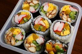Gimbap - National Cold Appetizers in South Korea