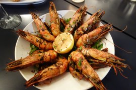 Grilled Prawns - National Main Courses in Mozambique