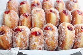 Hot Jam Donuts - National Desserts in Australia