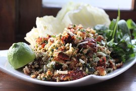 Nam Khao - National Salads in Laos