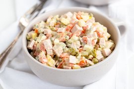 Olivier Salad - National Salads in Russia