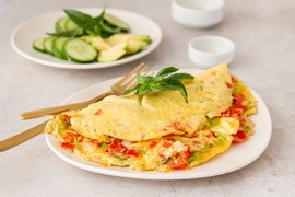 Romanian Peasant Omelette - National Main Courses in Romania