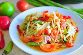 Lao Som Tam - National Salads in Laos