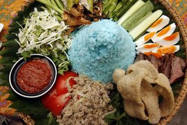 Nasi Kerabu - National Side Dishes in Malaysia