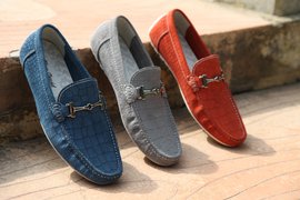 Stylish loafers for tourists in different colors
