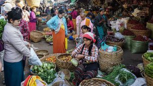 Zegyo Market in Myanmar, Mandalay Region | Handicrafts,Clothes,Meat,Groceries,Herbs,Fruit & Vegetable,Organic Food - Rated 4.1